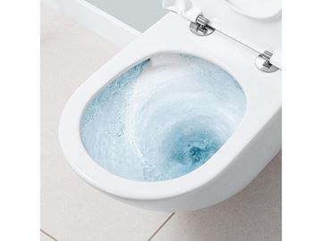 VILLEROY & BOCH SUBWAY 3.0 závesné WC, so SoftClosing sedadlom, TwistFlush splachovanie, alpská biela 4670TS01 Obrázek - fotka