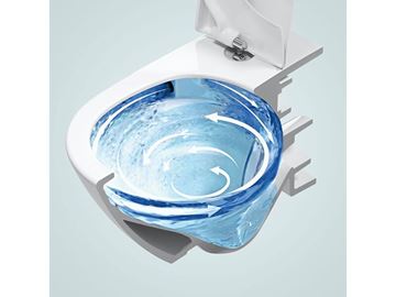 VILLEROY & BOCH SUBWAY 3.0 závesné WC, so SoftClosing sedadlom, TwistFlush splachovanie, alpská biela 4670TS01 Obrázek - fotka