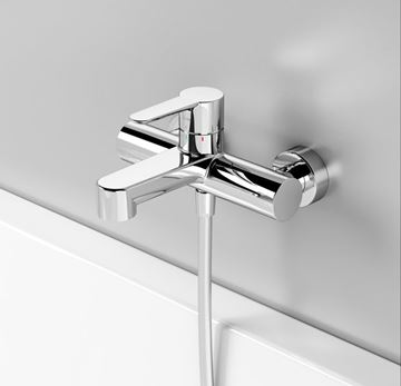 RAVAK PURI PU 022.00 vaňová nástenná batéria, s prepínačom, chróm X070115 Obrázek - fotka