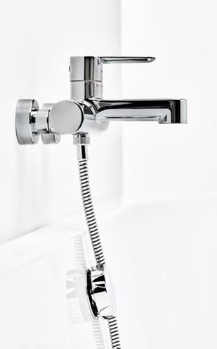 RAVAK PURI PU 022.00 vaňová nástenná batéria, s prepínačom, chróm X070115 Obrázek - fotka