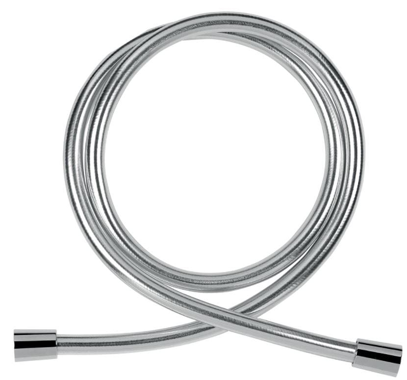 NOVASERVIS sprchová hadica 1500 mm, hladká, Anti-twist, plast, strieborná
