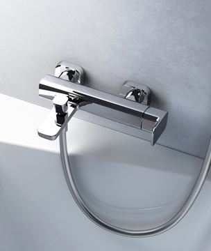 RAVAK 10° TD F 022.00 FREE vaňová nástenná batéria, s prepínačom, chróm X070131 Obrázek - fotka