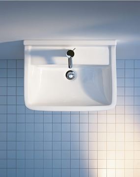 DURAVIT STARCK 3 umývadlo 55 cm, s otvorom pre batériu a prepadom 0300550000 Obrázek - fotka