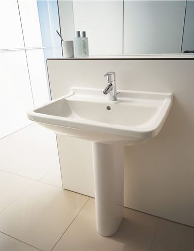 DURAVIT STARCK 3 umývadlo 55 cm, s otvorom pre batériu a prepadom 0300550000 Obrázek - fotka