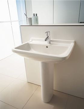 DURAVIT STARCK 3 umývadlo 55 cm, s otvorom pre batériu a prepadom 0300550000 Obrázek - fotka