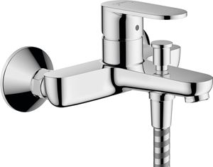 HANSGROHE VERNIS BLEND vaňová nástenná batéria, s prepínačom, chróm
