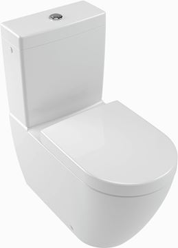 VILLEROY & BOCH SUBWAY 2.0 WC kombi misa, zadný odpad, DirectFlush, CeramicPlus, alpská biela 5617R0R1 Obrázek - fotka