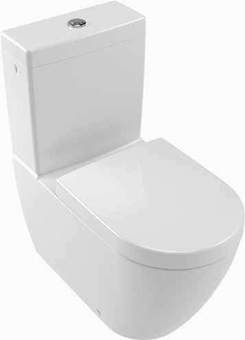 VILLEROY & BOCH SUBWAY 2.0 WC kombi misa, zadný odpad, DirectFlush, CeramicPlus, alpská biela 5617R0R1 Obrázek - fotka