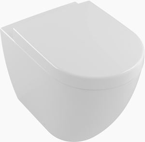 VILLEROY & BOCH SUBWAY 2.0 stacionárne WC, DirectFlush splachovanie, zadný odpad, alpská biela