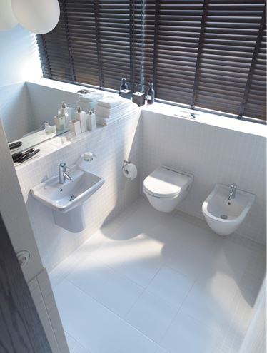 DURAVIT STARCK 3 umývadielko 45 cm, s otvorom pre batériu a prepadom 0750450000 Obrázek - fotka