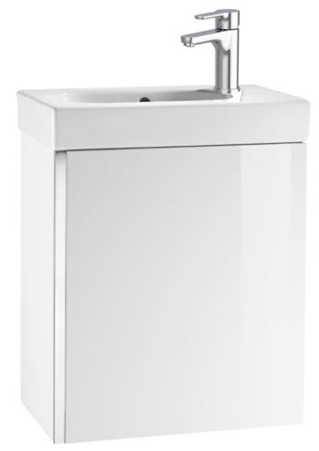 ROCA MINI skrinka s umývadlom 45x25x57, 5 cm, 1 dvierka, lesklá biela A855873806 Obrázek - Hlavní obrázek