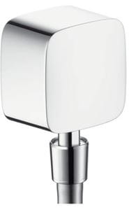 HANSGROHE FIXFIT prípojka hadice so spätným ventilom a guľovým kĺbom, chróm