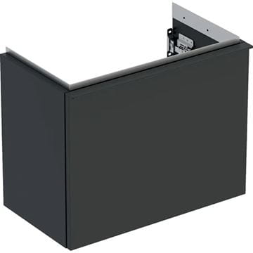GEBERIT ICON skrinka pod umývadlo 52x30,7x41,5 cm, 1 zásuvka, matná lávová