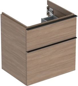 GEBERIT ICON skrinka pod umývadlo 59,2x47,6x61,5 cm, 2 zásuvky, dub