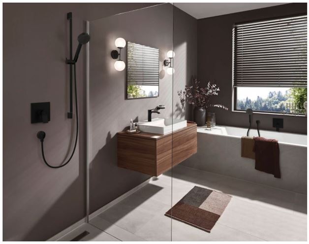 HANSGROHE VIVENIS sprchová podomietková batéria, matná čierna 75615670 Obrázek - fotka