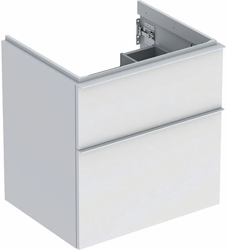 GEBERIT ICON skrinka pod umývadlo 59,2x47,6x61,5 cm, 2 zásuvky, matná biela 502.303.01.3 Obrázek - Hlavní obrázek