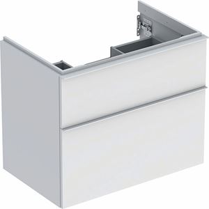 GEBERIT ICON skrinka pod umývadlo 74x47, 6x61, 5 cm, 2 zásuvky, matná biela
