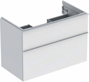 GEBERIT ICON skrinka pod umývadlo 88,8x47,6x61,5 cm, 2 zásuvky, matná biela
