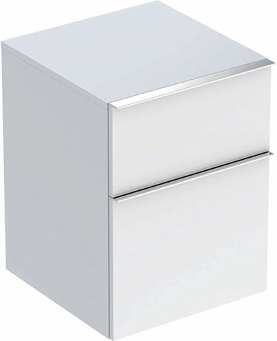GEBERIT ICON nízka skrinka 45x47, 6x60 cm, 2 zásuvky, lesklá biela 502.315.01.2 Obrázek - Hlavní obrázek