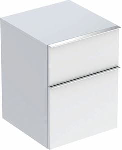 GEBERIT ICON nízka skrinka 45x47, 6x60 cm, 2 zásuvky, lesklá biela