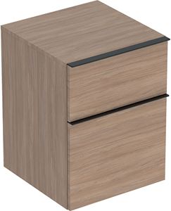 GEBERIT ICON nízka skrinka 45x47,6x60 cm, 2 zásuvky, dub