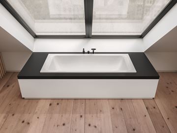 CONCEPT 200 rohová vaňa 180x80 cm, pre 2 osoby, bez nožičiek, smaltovaná oceľ 80CV Obrázek - fotka