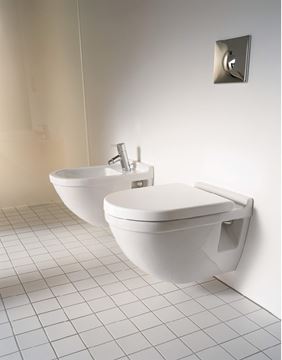 DURAVIT STARCK 3 závesný bidet, WonderGliss 22301500001 Obrázek - fotka
