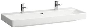LAUFEN PRO S umývadlo 120 cm, s 2 otvormi pre batérie a prepadom