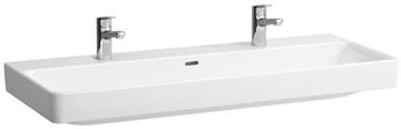 LAUFEN PRO S umývadlo 120 cm, s 2 otvormi pre batérie a prepadom