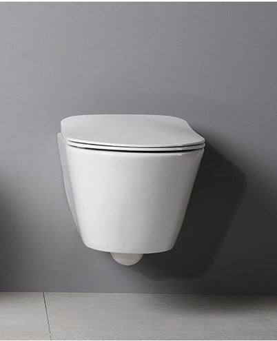 EDEN závesné WC, so Slim sedadlom, Rimless splachovanie 100314 Obrázek - fotka