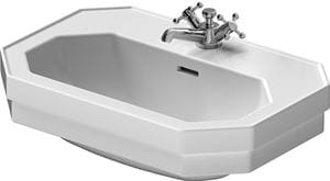 DURAVIT 1930 umývadlo 60 cm, s otvorom pre batériu a prepadom