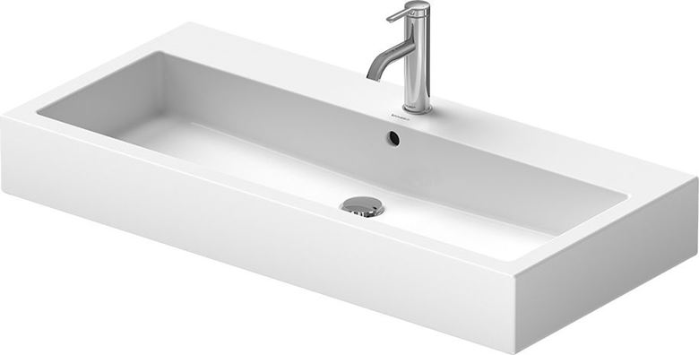 DURAVIT VERO umývadlo 100 cm, s otvorom pre batériu a prepadom, brúsené 0454100027 Obrázek - Hlavní obrázek