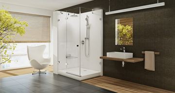 CONCEPT 100 panel k sprchovej vaničke obdĺžnik 1000x800mm, ľavý, biela XA83AL0101005 Obrázek - fotka