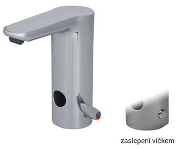 CONCEPT 100 umývadlová senzorová batéria s reguláciou teploty, napájanie zo siete, chróm SB-PT54ZN Obrázek - fotka