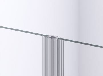 RONAL DIVERA D22T2 sprchové dvere 70x200 cm, lietacie, aluchróm/číre sklo D22T2 070 50 07 Obrázek - fotka