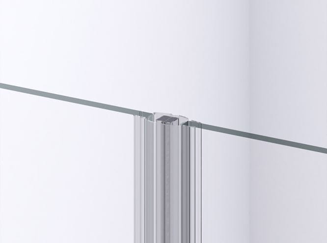 RONAL DIVERA D22T2 sprchové dvere 70x200 cm, lietacie, aluchróm/číre sklo D22T2 070 50 07 Obrázek - fotka