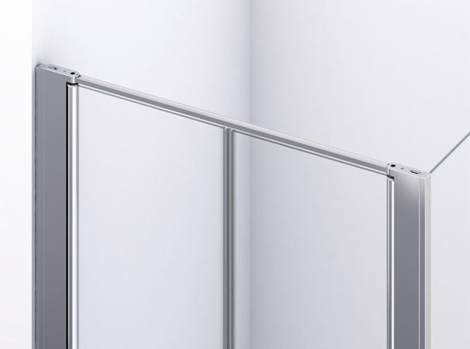 RONAL DIVERA D22T2 sprchové dvere 70x200 cm, lietacie, aluchróm/číre sklo D22T2 070 50 07 Obrázek - fotka