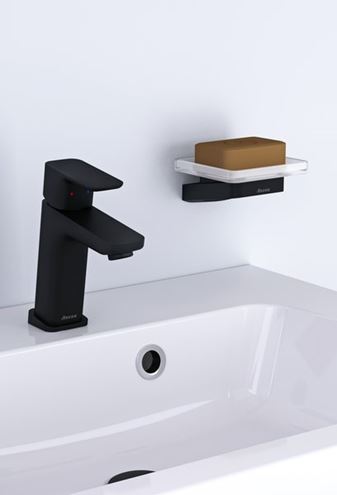 RAVAK 10° FREE BLACK umývadlová stojanková batéria, matná čierna X070148 Obrázek - fotka