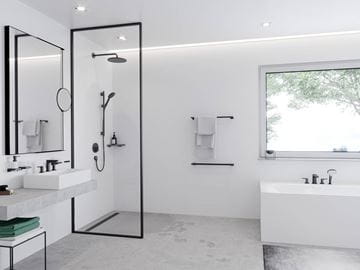 HANSGROHE CROMA 280 1JET horná sprcha pr. 280 mm, matná čierna 26220670 Obrázek - fotka