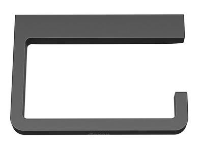 RAVAK 10° BLACK TD 400.20 držiak toaletného papiera, nástenný, matná čierna X07P565 Obrázek - fotka