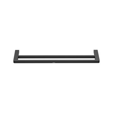 RAVAK 10° BLACK TD 320.20 držiak uterákov 630 mm, dvojramenný, matná čierna