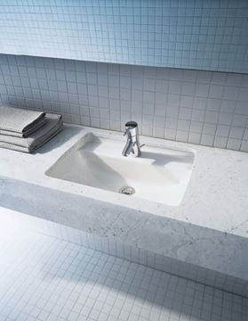 DURAVIT STARCK 3 umývadlo 49 cm, s otvorom pre batériu a prepadom 0302490000 Obrázek - fotka