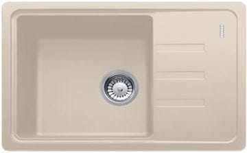 FRANKE MALTA BSG 611-62 fragranitový drez 620x435 mm, otočný, odkvapkávač, sahara