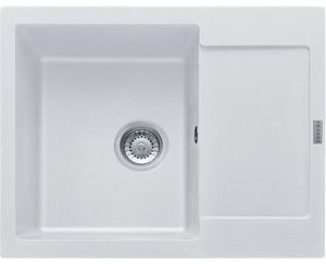 FRANKE MARIS MRG 611-62 fragranitový drez 620x500 mm, otočný, odkvapkávač, biela ľad
