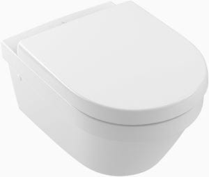 VILLEROY & BOCH ARCHITECTURA závesné WC, so SoftClosing sedátkom, DirectFlush splachovanie, alpská biela