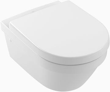 VILLEROY & BOCH ARCHITECTURA závesné WC, so SoftClosing sedadlom, DirectFlush splachovanie, alpská biela