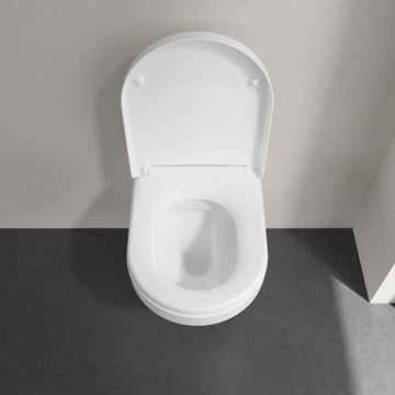 VILLEROY & BOCH ARCHITECTURA závesné WC, so SoftClosing sedadlom, DirectFlush splachovanie, alpská biela 4694HR01 Obrázek - fotka