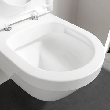 VILLEROY & BOCH ARCHITECTURA závesné WC, so SoftClosing sedadlom, DirectFlush splachovanie, alpská biela 4694HR01 Obrázek - fotka
