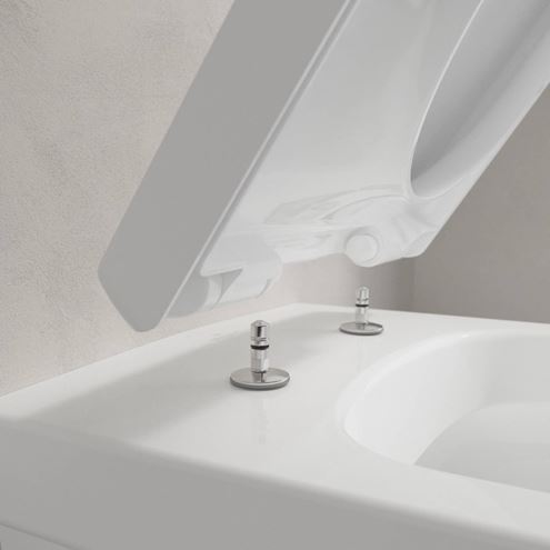 VILLEROY & BOCH ARCHITECTURA závesné WC, so SoftClosing sedadlom, DirectFlush splachovanie, alpská biela 4694HR01 Obrázek - fotka