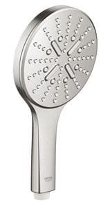 GROHE RAINSHOWER SMARTACTIVE 130 ručná sprcha pr. 130 mm, 3 prúdy, Water Saving, supersteel